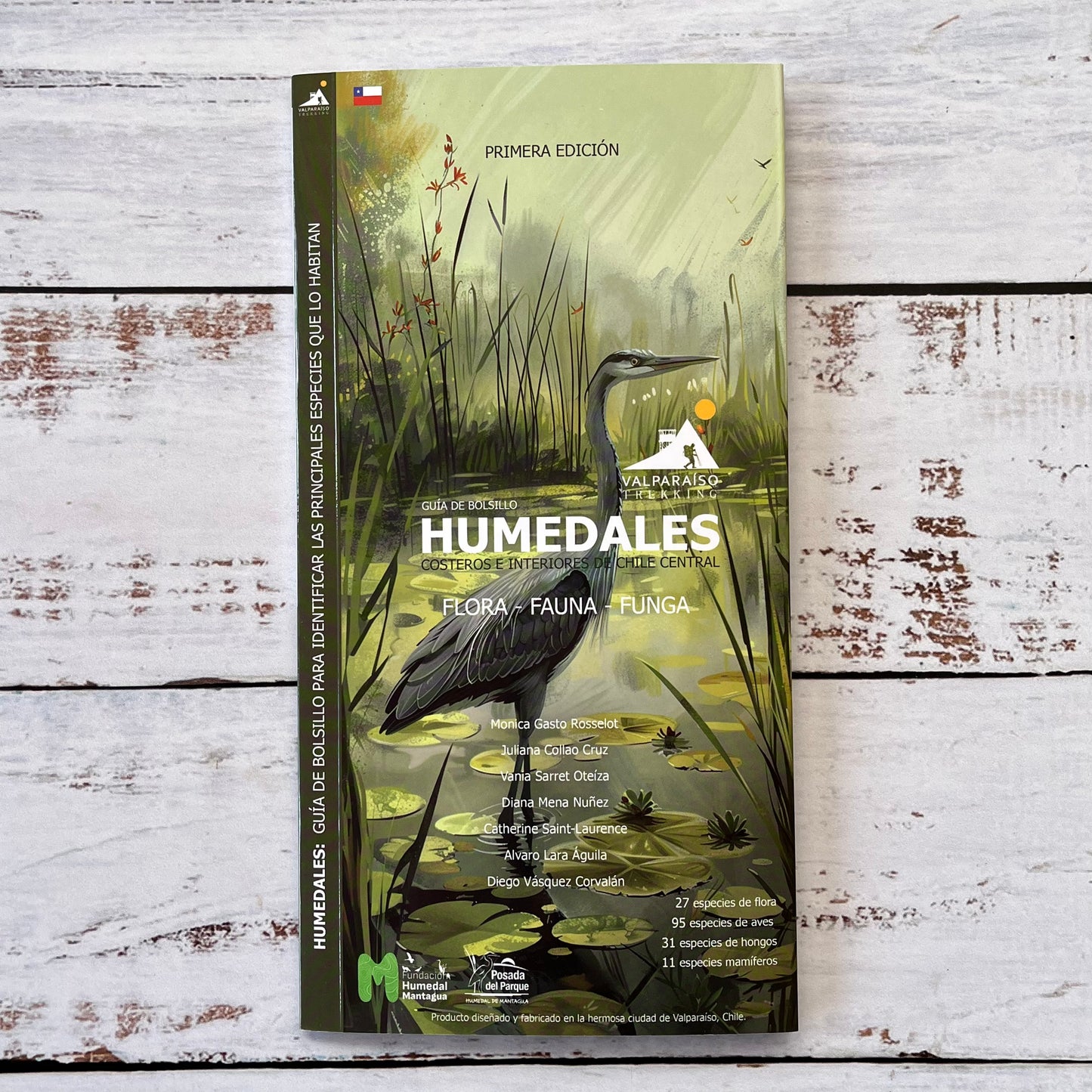Guía plegable: Humedales, flora, fauna y funga