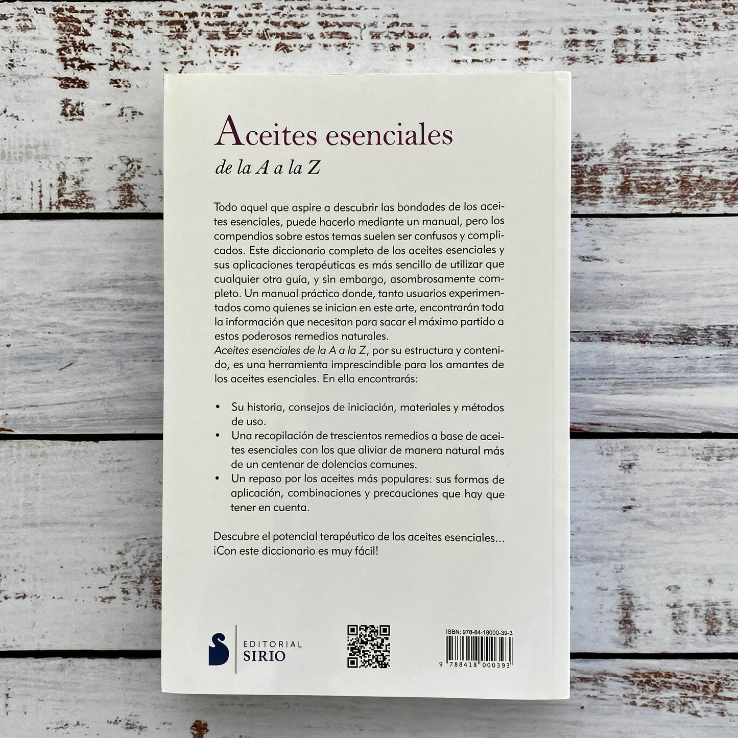 Aceites esenciales de la A la Z
