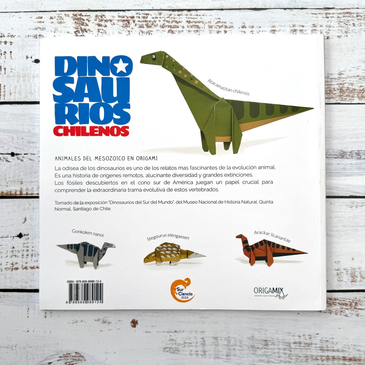 Dinosaurios Chilenos. Animales del mesosoico en origami